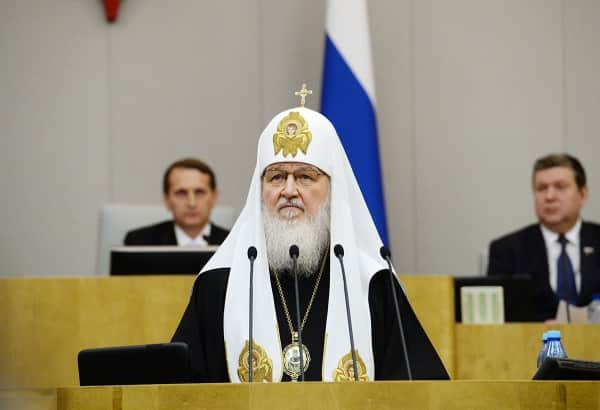 ЗА ПРВПАТ, Патријархот руски Кирил одржа говор во Собранието на Руската Федерација