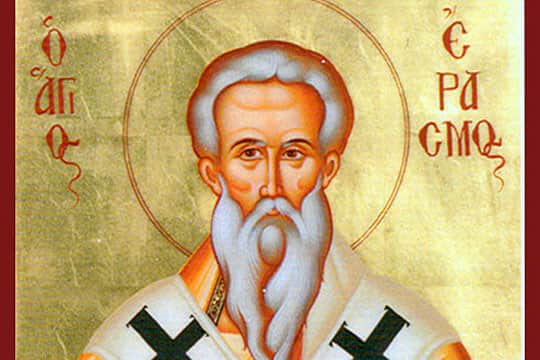 Светиот свештеномаченик Еразмо Охридски