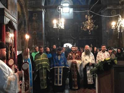 Празнична Вечерна во манастирот Свети Јован Крстител – Слепче