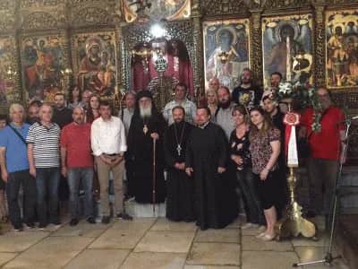 Професори и студенти од Богословскиот факултет „Аристотели“ од Солун, во посета на Преспанско-пелагониската eпархија