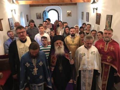 Празнична Вечерна богослужба во манастирот „Свети Петар и Павле“, во село Црнеец