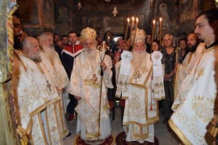 Свети Наум Охридски – Света Архиерејска Божествена Литургија во Охрид