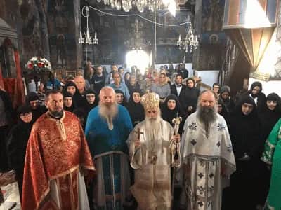 Отсекување на главата на Свети Јован Крстител – Света Архиерејска Литургија во манастирот „Свети Јован Крстител“, во Слепче