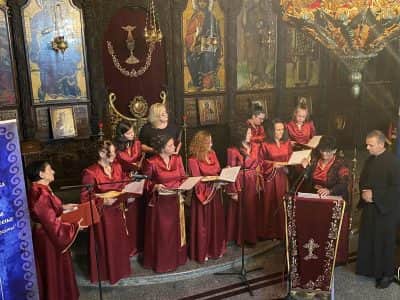 Концерт на Византиско Црковно Пеење во храмот „Рождество на Пресвета Богородица“, во Битола