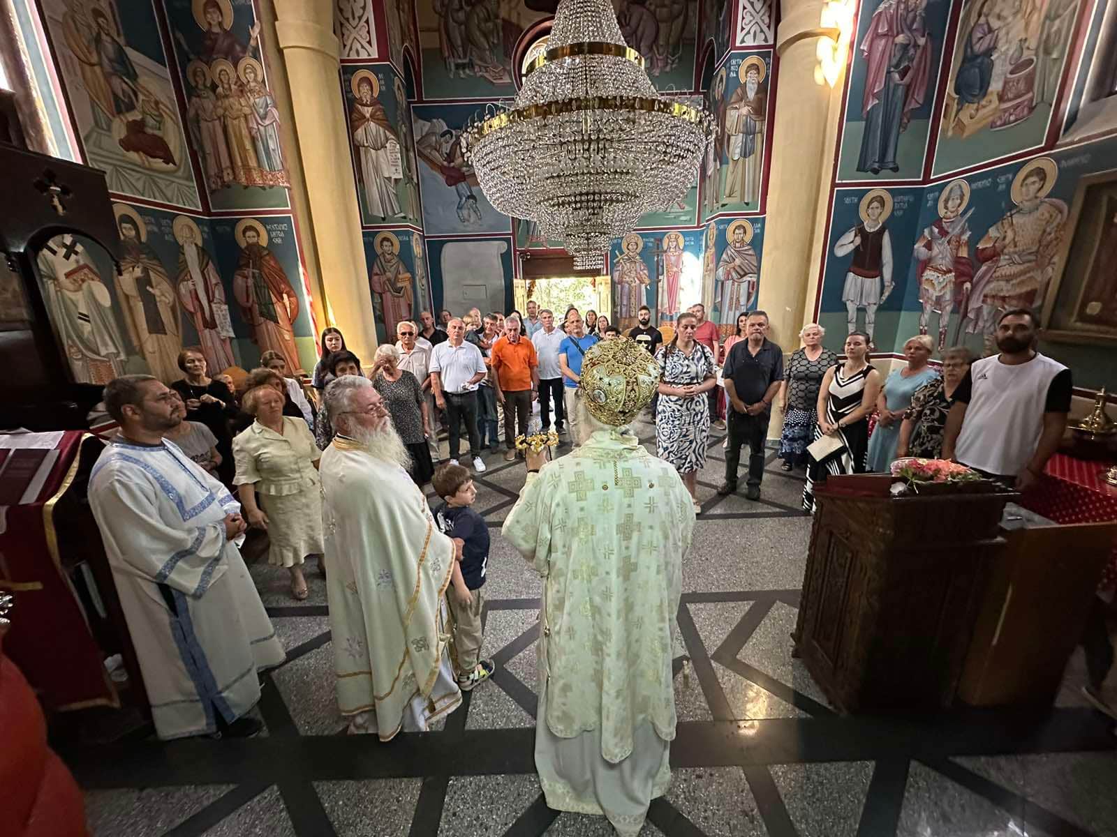 Четврта недела по Педесетница – Света Архиерејска Литургија во храмот „Свети Архангел Гаврил“, во Довлеџик