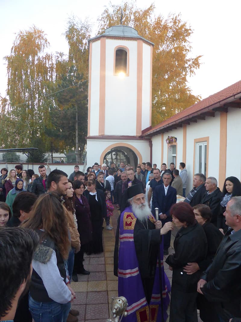 Архиерејска Вечерна Богослужба во Свети Никола Карамани