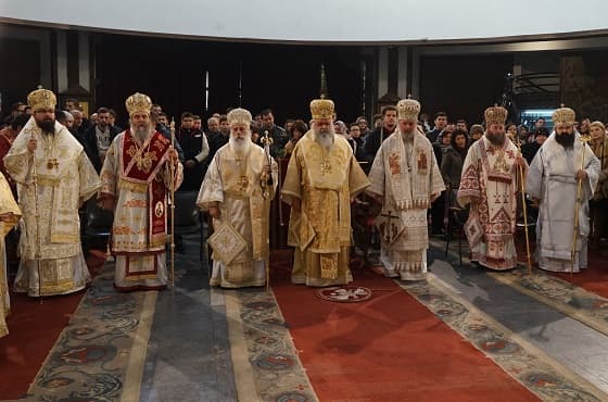 Архиерејска Литургија на денот на свети Климент Охридски