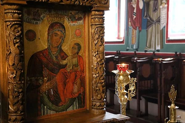 Пресвета Богородице спаси нè - Храм Пресвета Богородица, Битола
