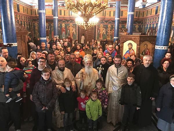 Дваесет и седма недела по Педесетница - Архиерејска Литургија во Пресвета Богородица