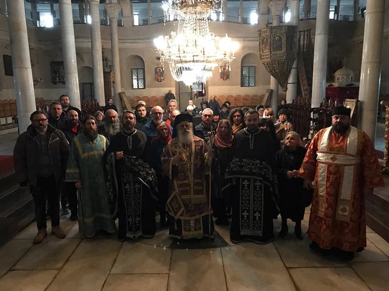 Литургија на Претходноосветени Дарови во соборниот храм Свети великомаченик Димитриј во Битола
