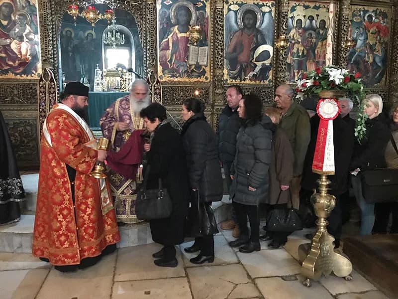 Литургија на Претходноосветени Дарови во соборниот храм Св. Димитриј