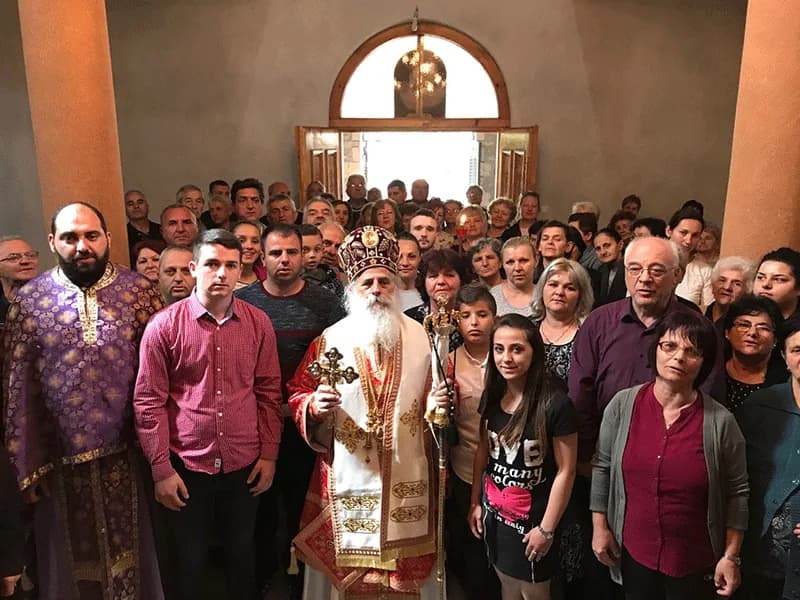 Томина недела - Архиерејска Литургија во село Дрен