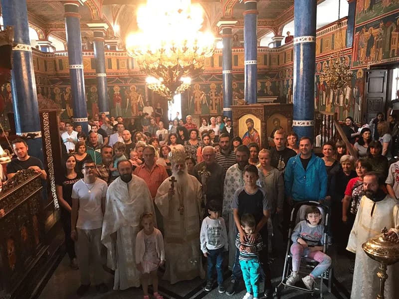 Шеснаесетта недела по Педесетница - Архиерејска Литургија во храмот Пресвета Богородица во Битола