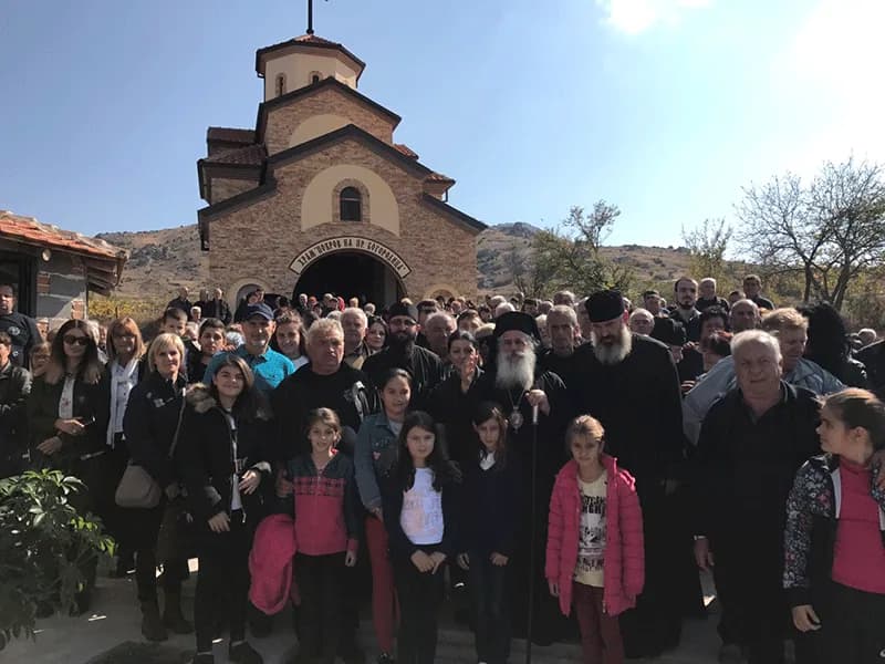 Осветување на манастирскиот храм Покров на Пресвета Богородица, во месноста Чалма – Прилеп