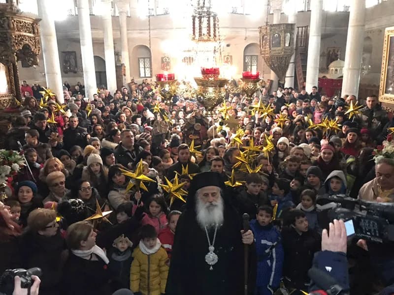 Бадник со дечињата од Преспанско-пелагониската епархија