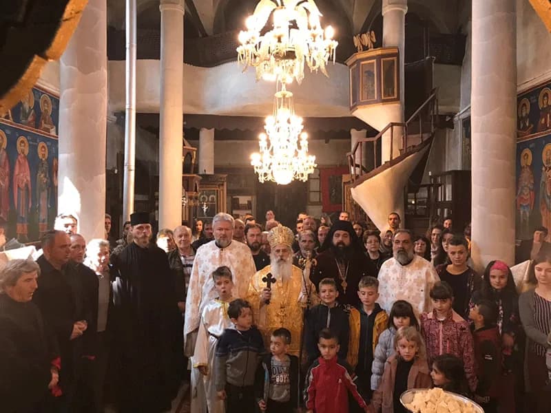 Недела на Свети Григориј Палама - Света Архиерејска Литургија во храмот „Свети Великомаченик Георгиј“, во Ресен