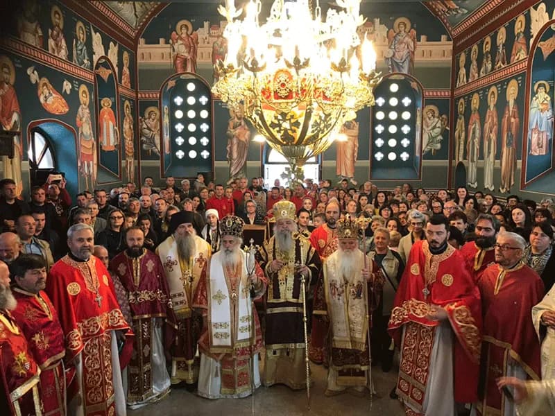 Големо осветување на храмот „Вознесение Христово“ во село Добрушево