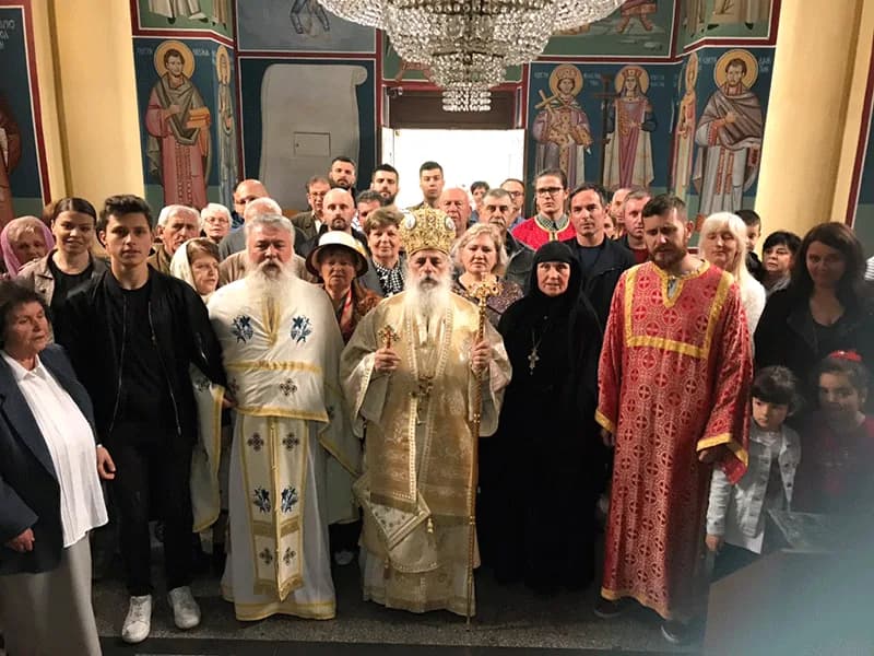 Недела на раслабениот - Света Архиерејска Литургија во храмот „Свети Архангел Гаврил“  во Довлеџик