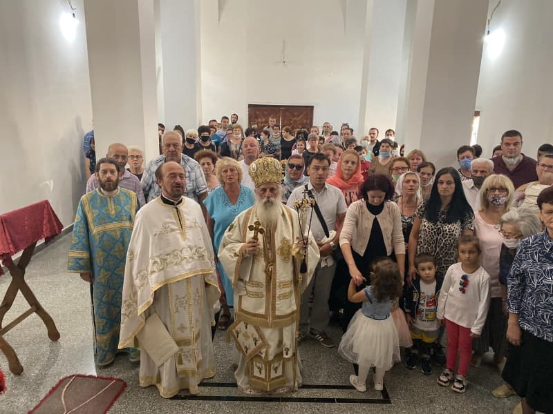 Отсекување на главата на Свети Јован Крстител – Света Архиерејска Литургија во манастирот „Свети Јован Крстител“ – (Германски гробишта) во Битола