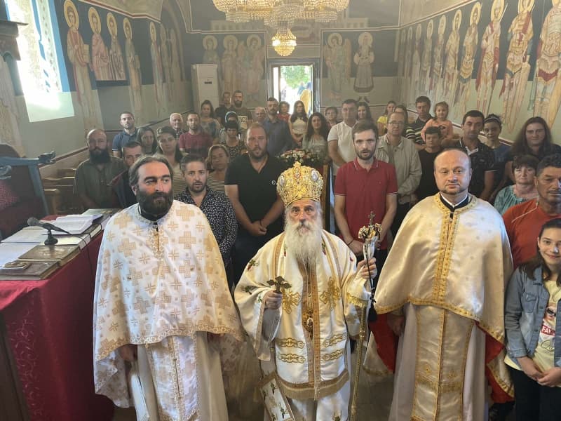 Тринаесетта недела по Педесетница – Света Архиерејска Литургија во храмот „Свети Архангел Михаил“, во Могила