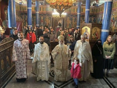 Недела на Страшниот Суд (Месопусна недела) – Света Архиерејска Литургија во храмот „Рождество на Пресвета Богородица“, во Битола