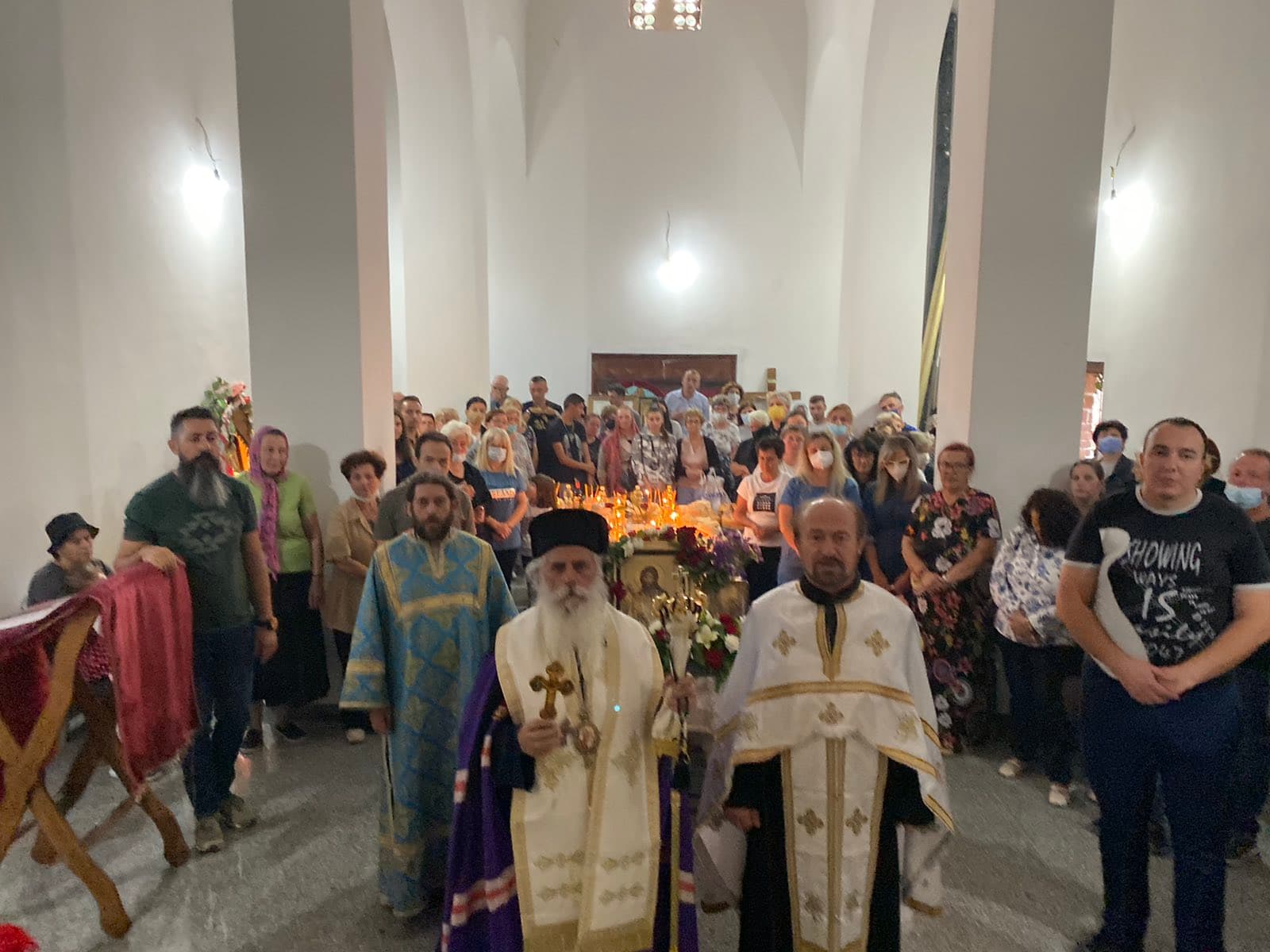 Отсекување на главата на Свети Јован Крстител – Празнична вечерна богослужба во манастирот „Свети Јован Крстител“ – Германски гробишта, во Битола