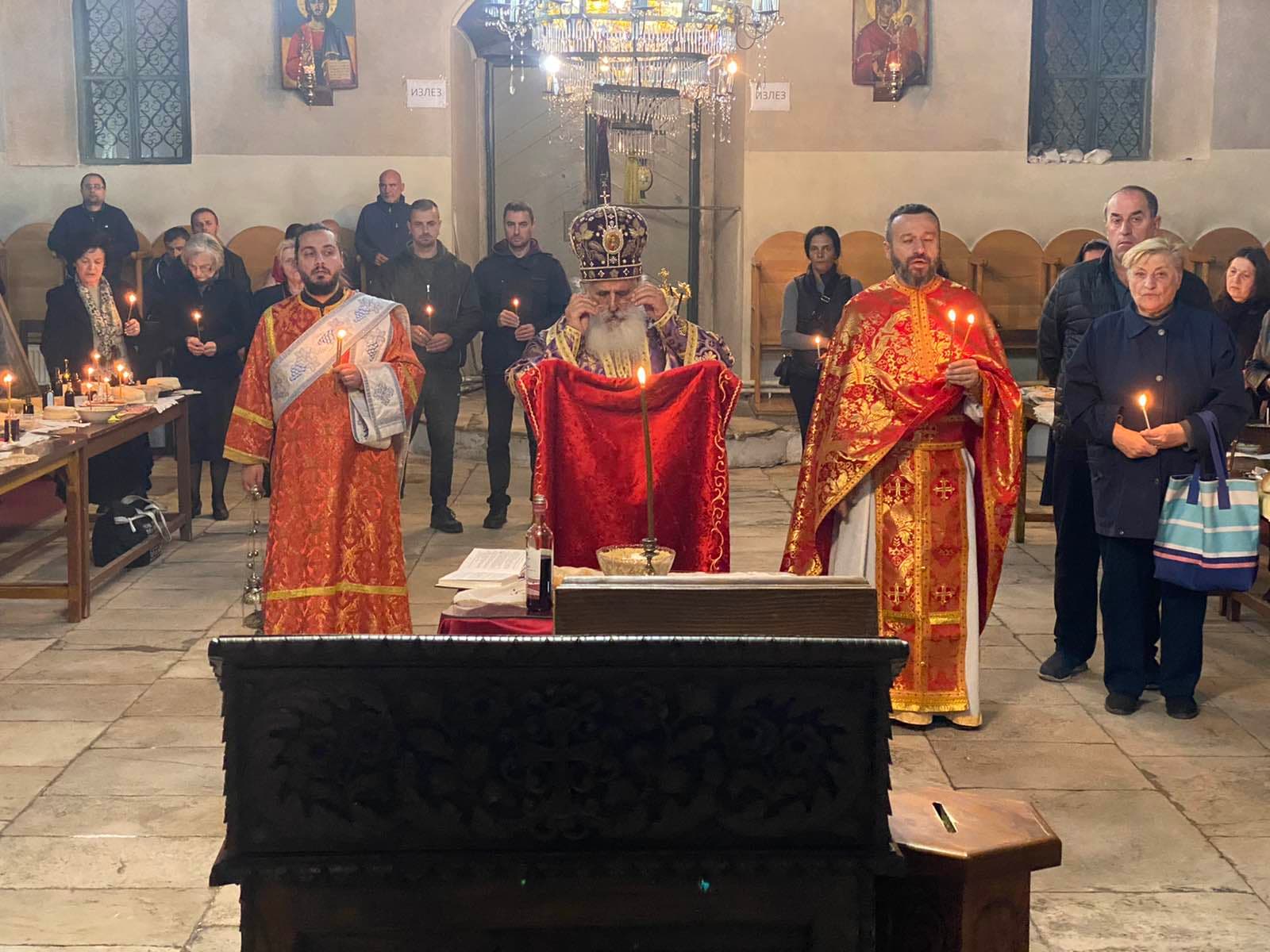 Задушница – Света Архиерејска Заупокоена Литургија во храмот „Свети Великомаченик Димитриј“, во Битола