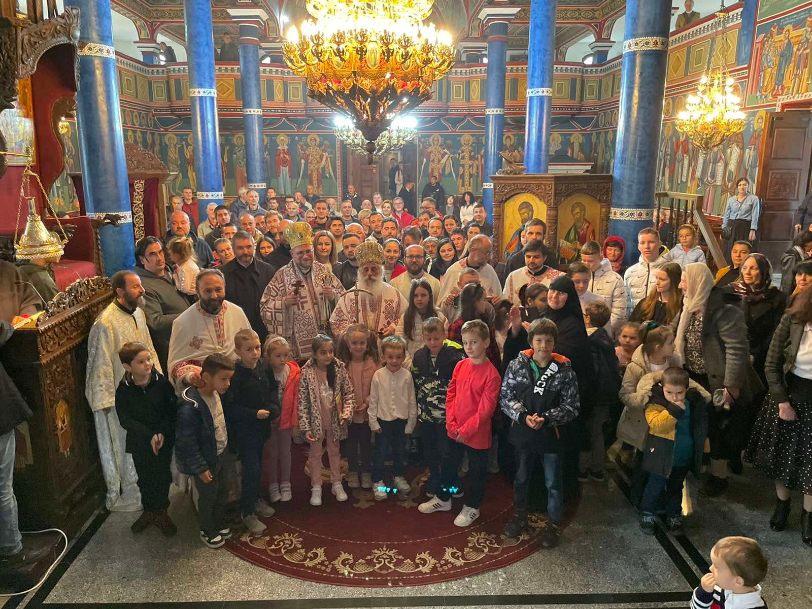 Дваесет и прва недела по Педесетница - Света Архиерејска Литургија во храмот „Рождество на Пресвета Богородица“, во Битола