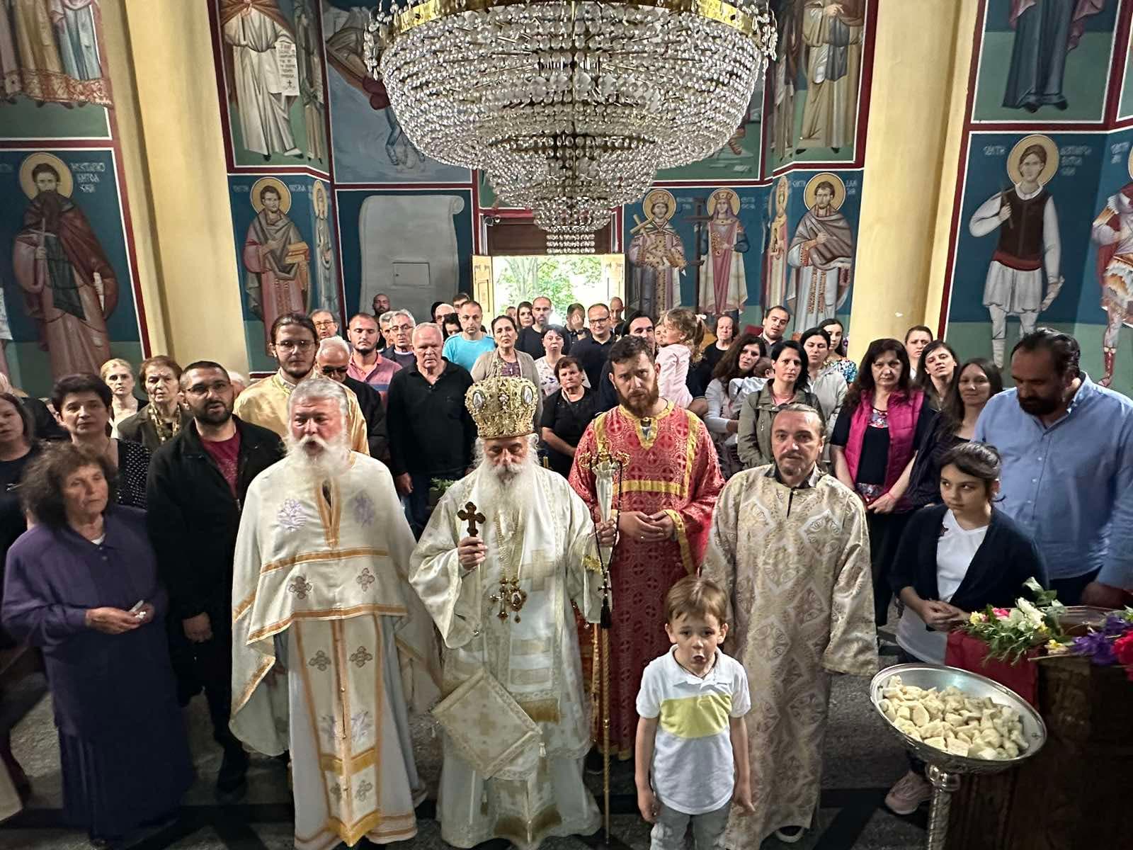 Недела на Сите Свети – Света Архиерејска Литургија во храмот „Свети Архангел Гаврил“, во Довлеџик