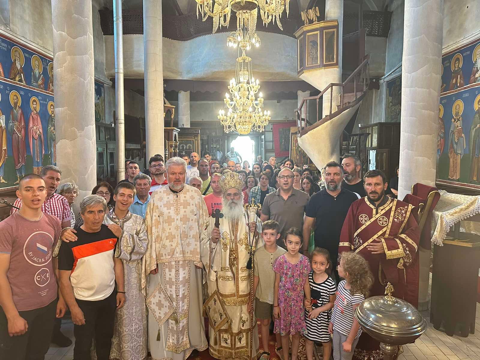 Шеста недела по Педесетница - вета Архиерејска Литургија во храмот „Свети Великомаченик Георгиј“ во Ресен