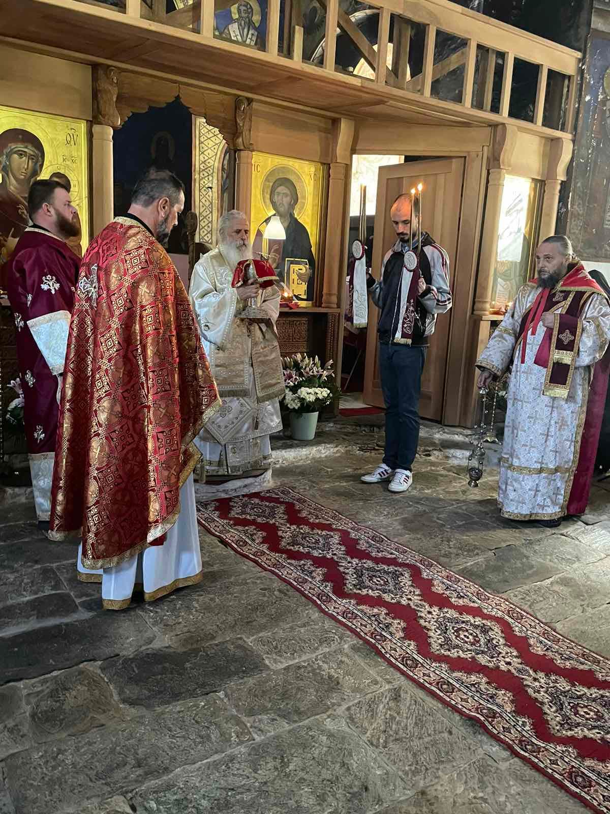 Отсекување на главата на Свети Јован Крстител – Света Архиерејска Литургија во манастирот „Свети Јован Крстител“, во Слепче