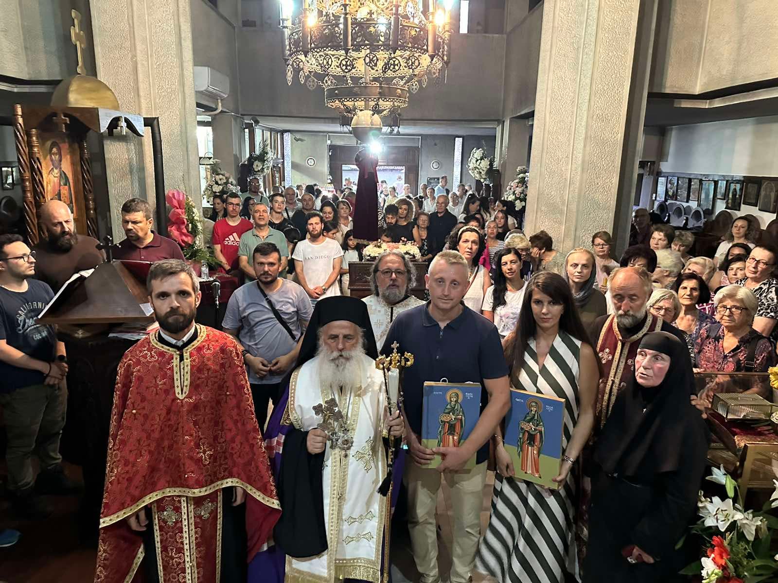 Преподобна маченичка Параскева Римјанка – Архиерејска Воскресна Вечерна Богослужба во Битола