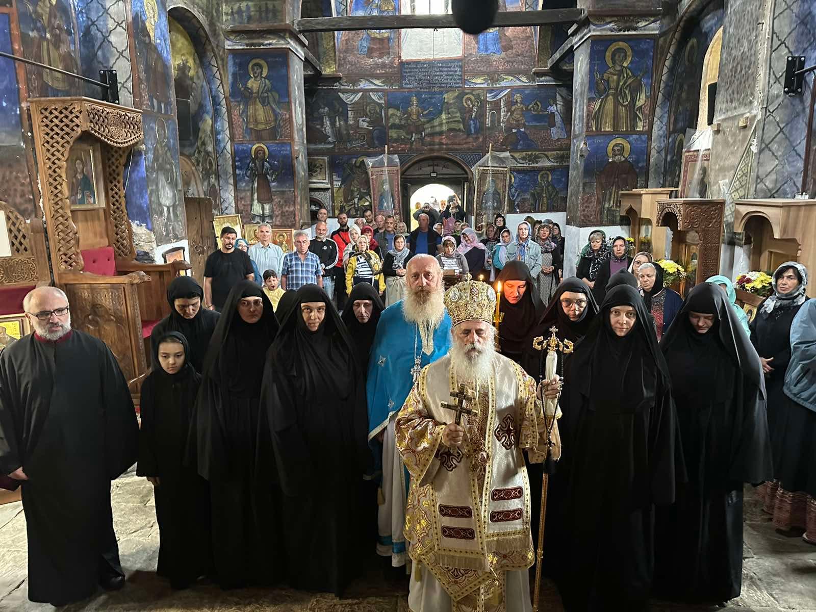 Отсекување на главата на Свети Јован Крстител – Света Архиерејска Литургија во манастирот „Свети Јован Крстител“, во Слепче