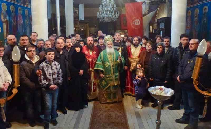 Литургија во храмот “Св.В-мч. Георгиј“ во Ресен