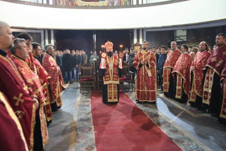 Архиерејска Божествена Литургија во соборниот храм на свети Климент Охридски во Скопје