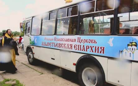 Храм-автобус по запуштените региони на Татарстан
