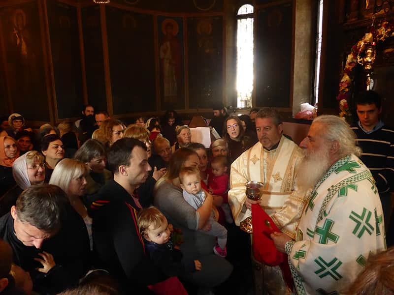 Архиерејска Божествена Литургија во Света Петка - Скопје