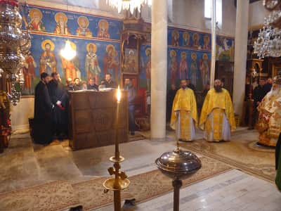 Недела на свети Григориј Палама - Архиерејска Божествена Литургија во Ресен