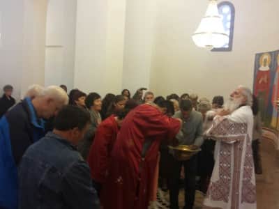Недела на свети Јован Лествичник - Архиерејска Литургија во црквата Св. Петка, Прилеп