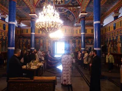 Благовештение - Архиерејска Вечерна богослужба во црквата Пресвета Богородица