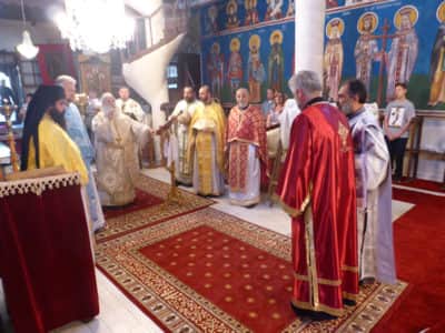 Недела на Сите Свети - Архиерејска Литургија и ракополагање во ѓаконски чин во Ресен