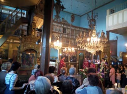 Архиерејска Вечерна Богослужба во црквата Свети Константин и Елена - Битола
