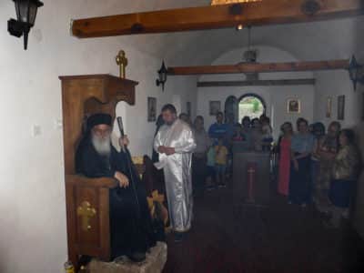 Вечерна Богослужба во манастирот Свети Петар и Павле - Црнеец