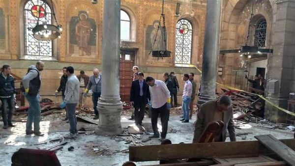 Египет: 25 души убиени во експлозија во црквата Св. Марко