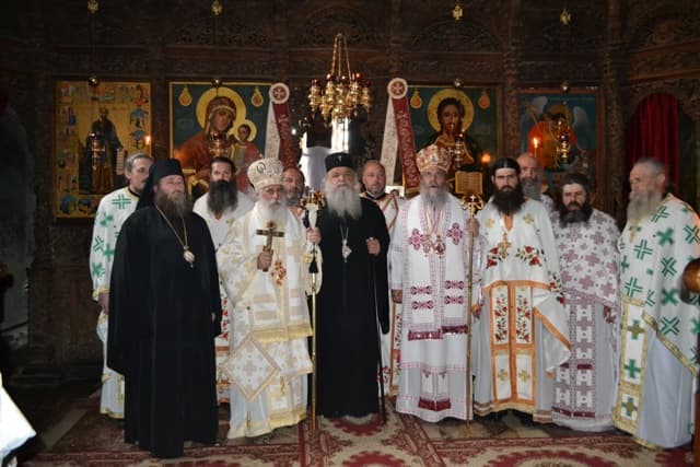 Архиерејска Божествена Литургија во Лесновскиот манастир