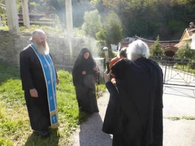 Архиерејска Божествена Литургија во манастирот Свети Атанасиј, Журче