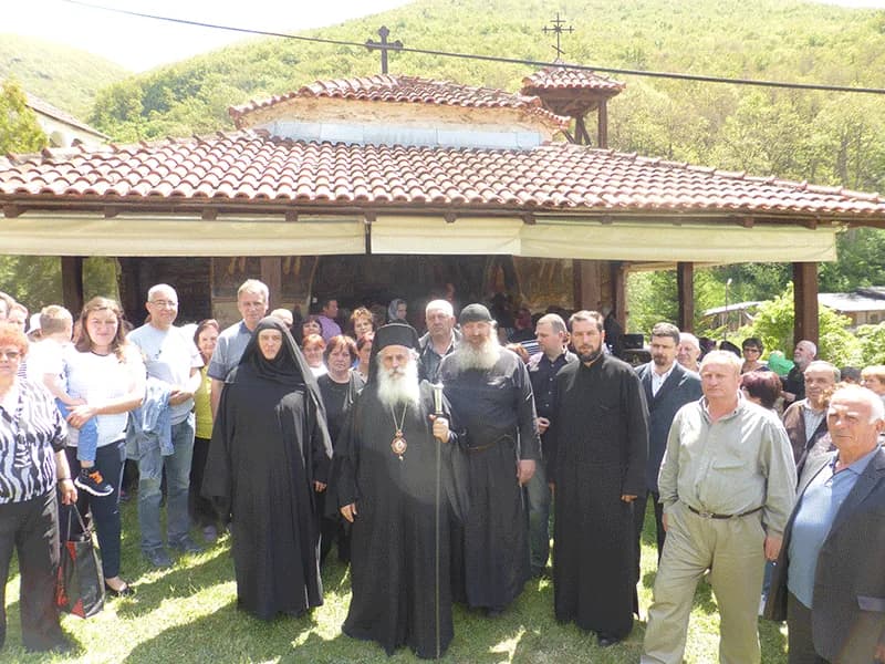 Архиерејска Божествена Литургија во манастирот Свети Атанасиј, Журче
