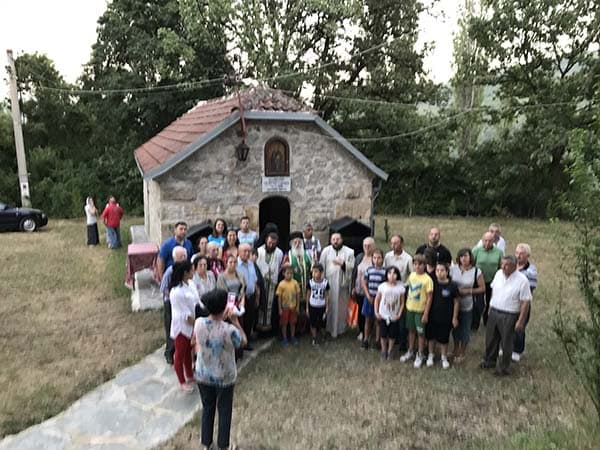 Архиерејска Вечерна во манастирот Свети Петар и Павле - Црнеец