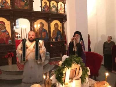 Архиерејска Вечерна во манастирот Св. Јован Богослов