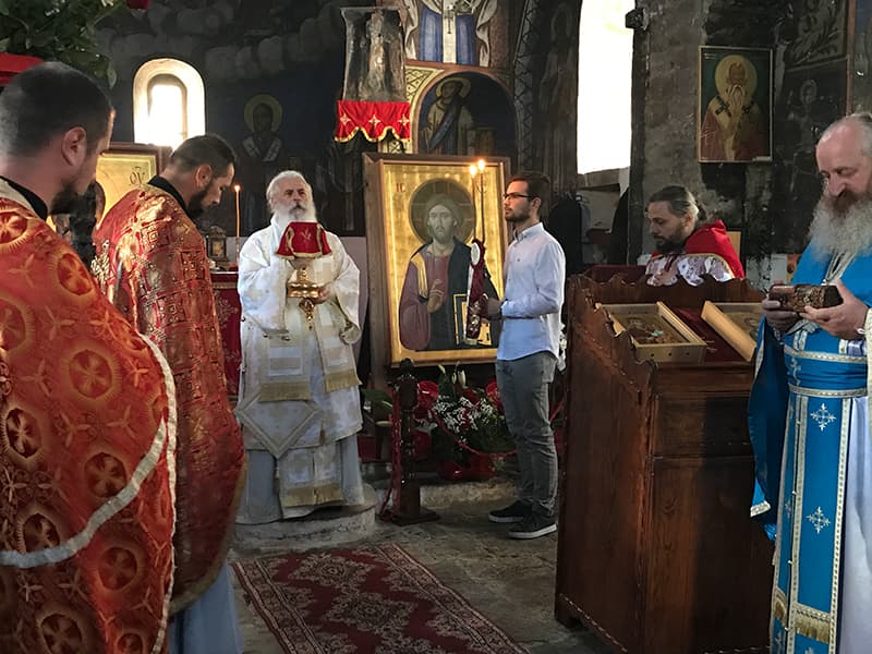 Отсекување на главата на Свети Јован Крстител - Слепче